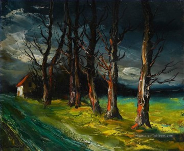 paysage Maurice de Vlaminck boisiers Peinture à l'huile